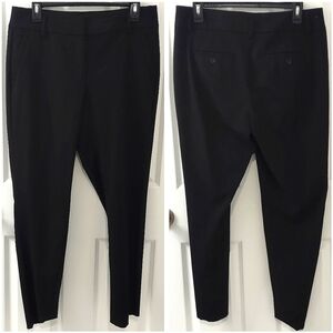 Loft Julie Black High Rise Dress Pant Size 8